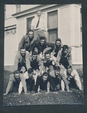 (4) 1910 Washington State ATHLETES IN DOWN TIME Real Photo Postcards