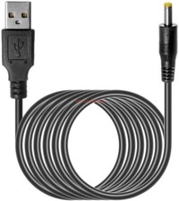 Image of 2M USB Cable Lead 2.0 To 4.0mm*1.7mm 5V 1A DC Plug Power Charger for Tablet PC