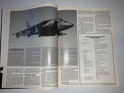 AIR COMBAT MAGAZINE Vertical Warfare Back Issue 1989 Volume 17 Number 9 - Picture 4 of 6