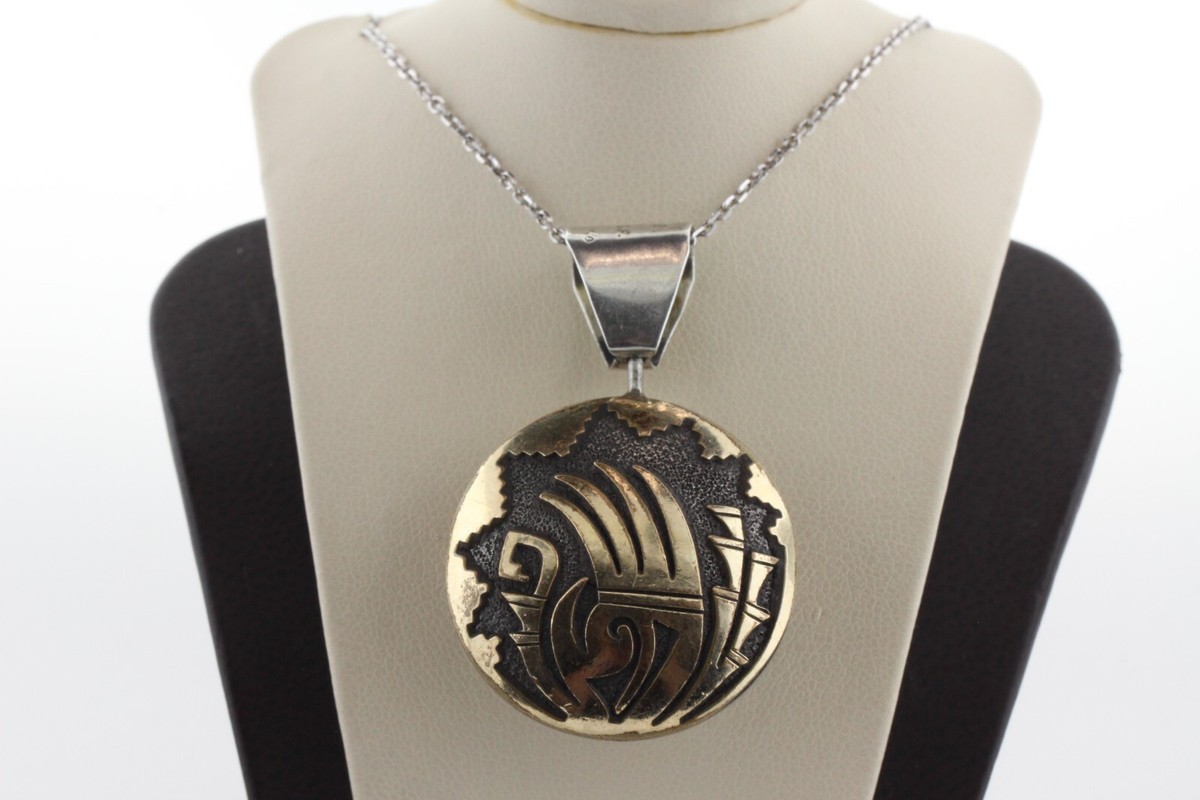 希少】Mark Yazzie 作 Navajo 925 12KGF バングル 希少】Mark Yazzie