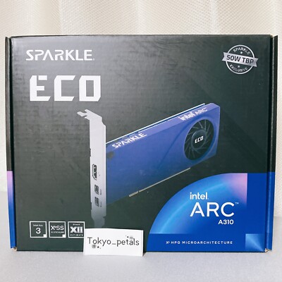 Sparkle Intel Arc A310 4Gb 50W 1000Mhz Eco Series Graphic Card Sa310c-4g Japan