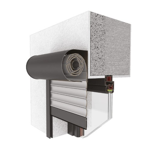 Aluminium Rollladen Vorbaurollladen HALBRUND Rolladen - Komplett aus Aluminium - Bild 3 von 5