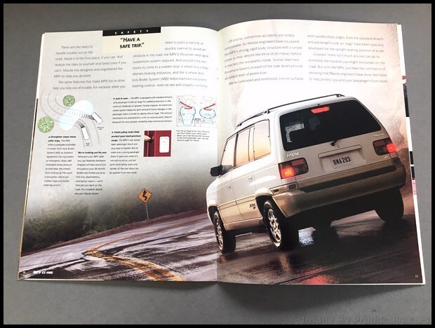 1997 Mazda MPV Van 16-page Original Sales Brochure Catalog | eBay