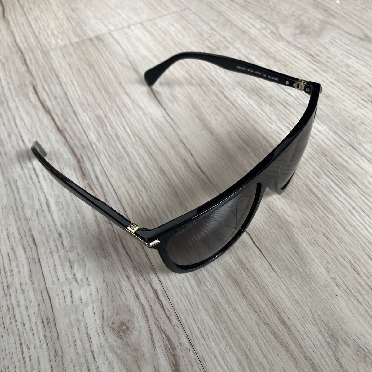 Rag and Bone Polarized Grey Browline Ladies Sunglasses 