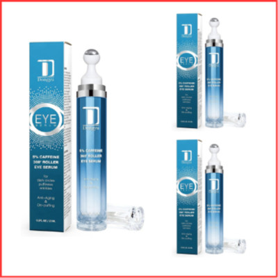 UNDER EYE CREAM Caffeine Serum for Eyelids Puffiness Skincare 3 Pack DONGYU