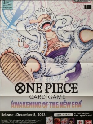One Piece OP 05 Awakening Of a New Era Poster 1st Anniversary