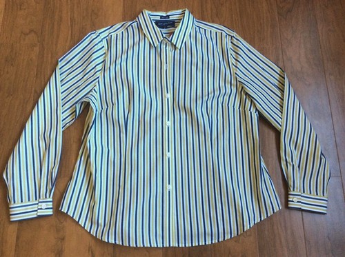 Non-Iron Fitted Stripe Shirt 
