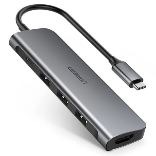 Hub USB Ugreen 50209 Noir Gris 60 W - Photo 1/2