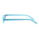 Women's Sunglasses Trendy Skinny Small Flat Cat Eye Oval Frame UV400 Blue — photo 4