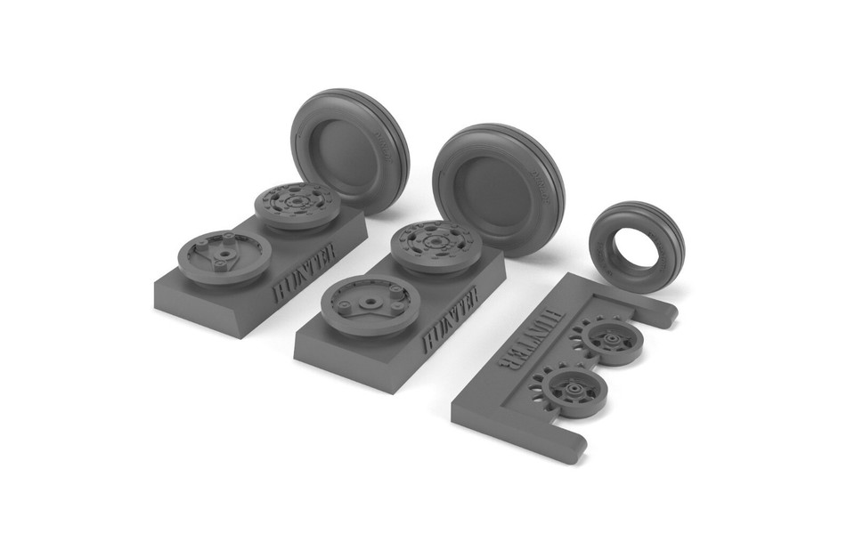 Armory Models AR AW48406 Scale kit 1/48 Hawker Hunter wheels w