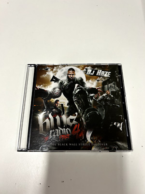 DJ HAZE THE GAME BLACK WALL STREET RADIO VOL 4 WEST COAST MIXTAPE CD PROMO