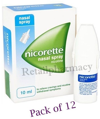 Nicorette Nasal Spray 10ml Valeur Paquet Liste De 4 6 12 18 22 26 30 Exp 2026 - Picture 4 of 8