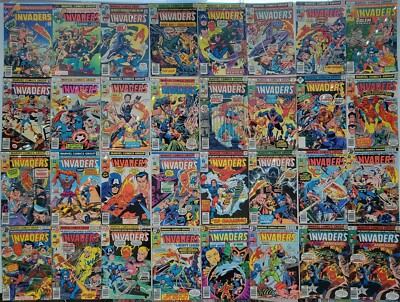 Invaders Bronze Age Lot (33) 1-40* Many 1st Apps 1975 50th Anniv High Mid Grade 