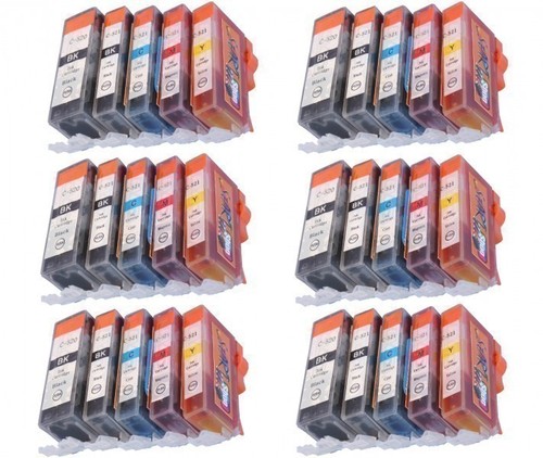 30 XL Chip Patronen für Canon Pixma MP540 MP550 MP560 MP620 PGI-520 CLI-521 - Afbeelding 1 van 8