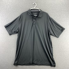 Under Armour 2XL Black HeatGear Playoff Polo Short Sleeve Loose Fit Shirt