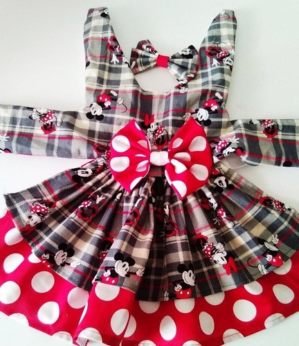 DOG HARNESS DRESS MINNIE MOUSE NEW HANDMADE FREE SHIPPING - Picture 4 of 6
