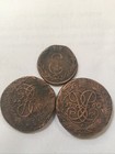 1760-1761  Russian Lot 2 Kopecs And Moneta Sibirisn  — photo 4