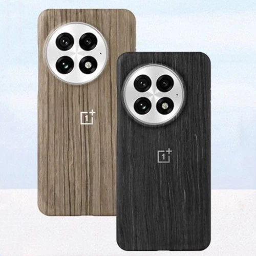 Original Case OnePlus 13 Official Wood Grain Magnetic Half-pack Hard Case Slim