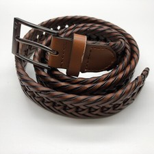 Unbranded Braided Belt Brown Mens Sz 36 Gunme...