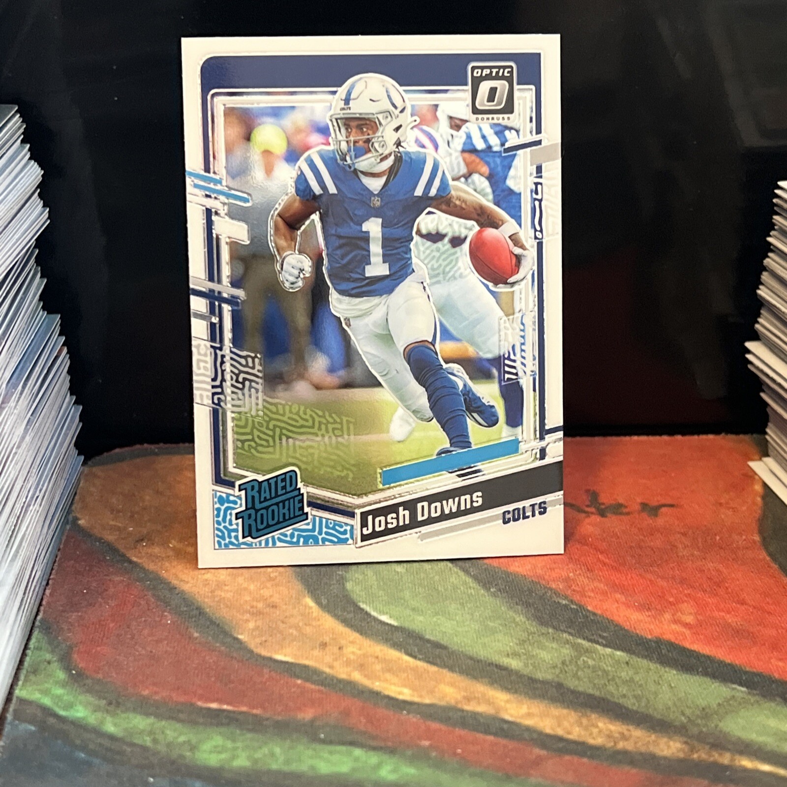 Josh Downs 2023 Panini Donruss Optic Football Rated Rookie Base RC #248 Colts