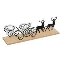 Kerzenhalter Aus Metall FüR Teelichter, Rentiere, 45 Cm