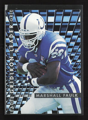 1995 Fleer Gridiron Leaders #3 Marshall Faulk Indianapolis Colts