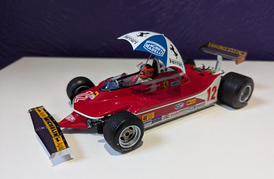 FERRARI 312 T4 G.VILLENEUVE 1979 N.12 2nd FRANCE GP RUOTE STERZANTI 1