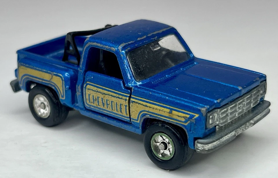 Vintage 1978 Tomy Tomica Blue Diecast Chevrolet Pickup Truck No. F44 Japan Made - Image 3 of 4