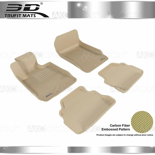 Fit 20072013 BMW 328i 335i 335is All Weather Floor Mat Set Kagu Tan eBay