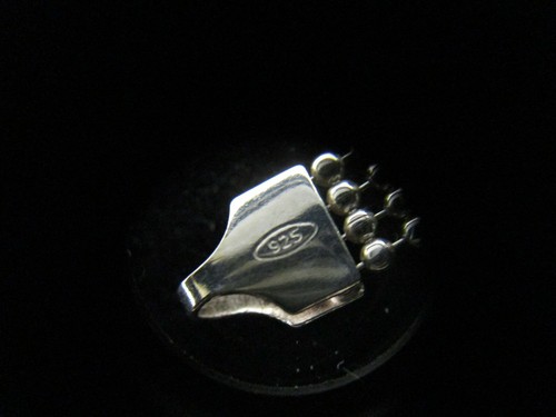 BRACELET de Plata Maciza Punzones 925 Brazalete De Plata Silber Armband - Picture 8 of 11