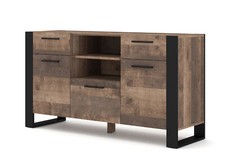 Kommode NUKA C 155 cm in Grange-Eiche stehend