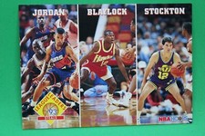1993-94 NBA Hoops #289 Steals Ldrs Michael Jordan Blaylock Stockton