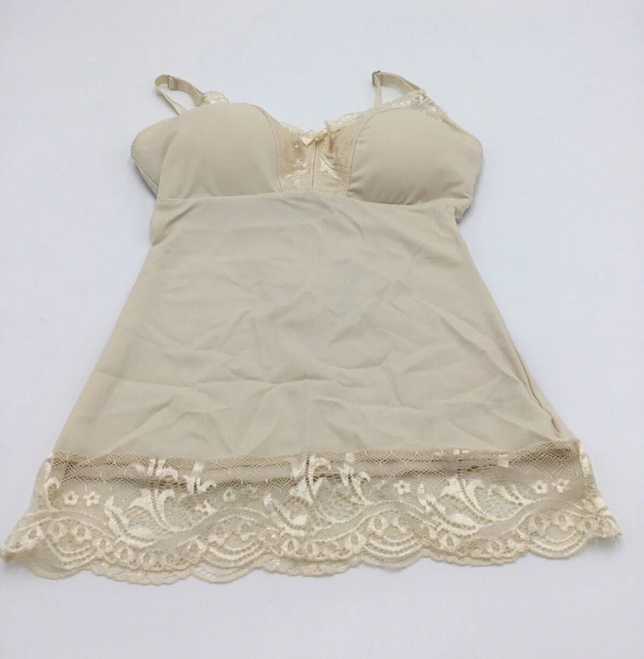 Camisola Rhonda Shear Pin Up, Desnuda, Pequeña Foto 2 de 3