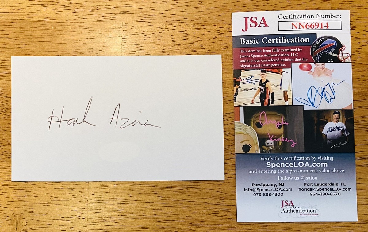 Hank Azaria Signed Autographed 3x5 Card JSA Certified Simpsons | eBay