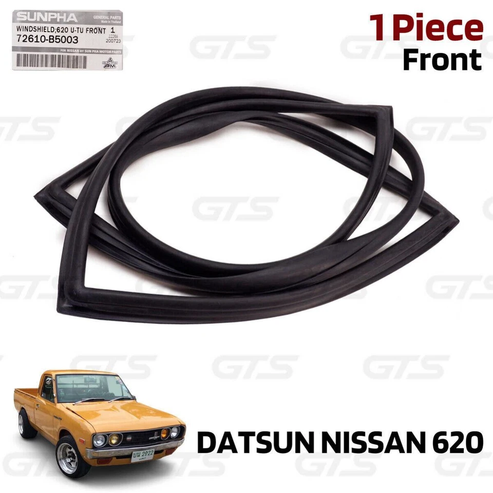 Front Windshield Weatherstrip Rubber Seal For Datsun 620 Pickup 1976 - 1979 Foto 4 de 4