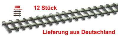 Spur 0e Flexgleis 12 Stück, L=914mm - Peco SL500 - Versand aus Deutschland