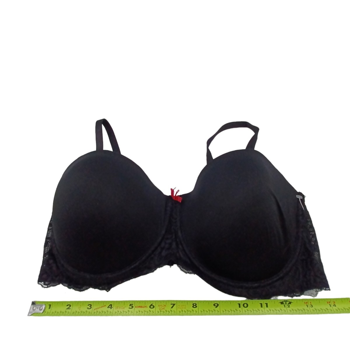 XOXO Lace Black Underwire Padded Push Up Front Closure Bra Size