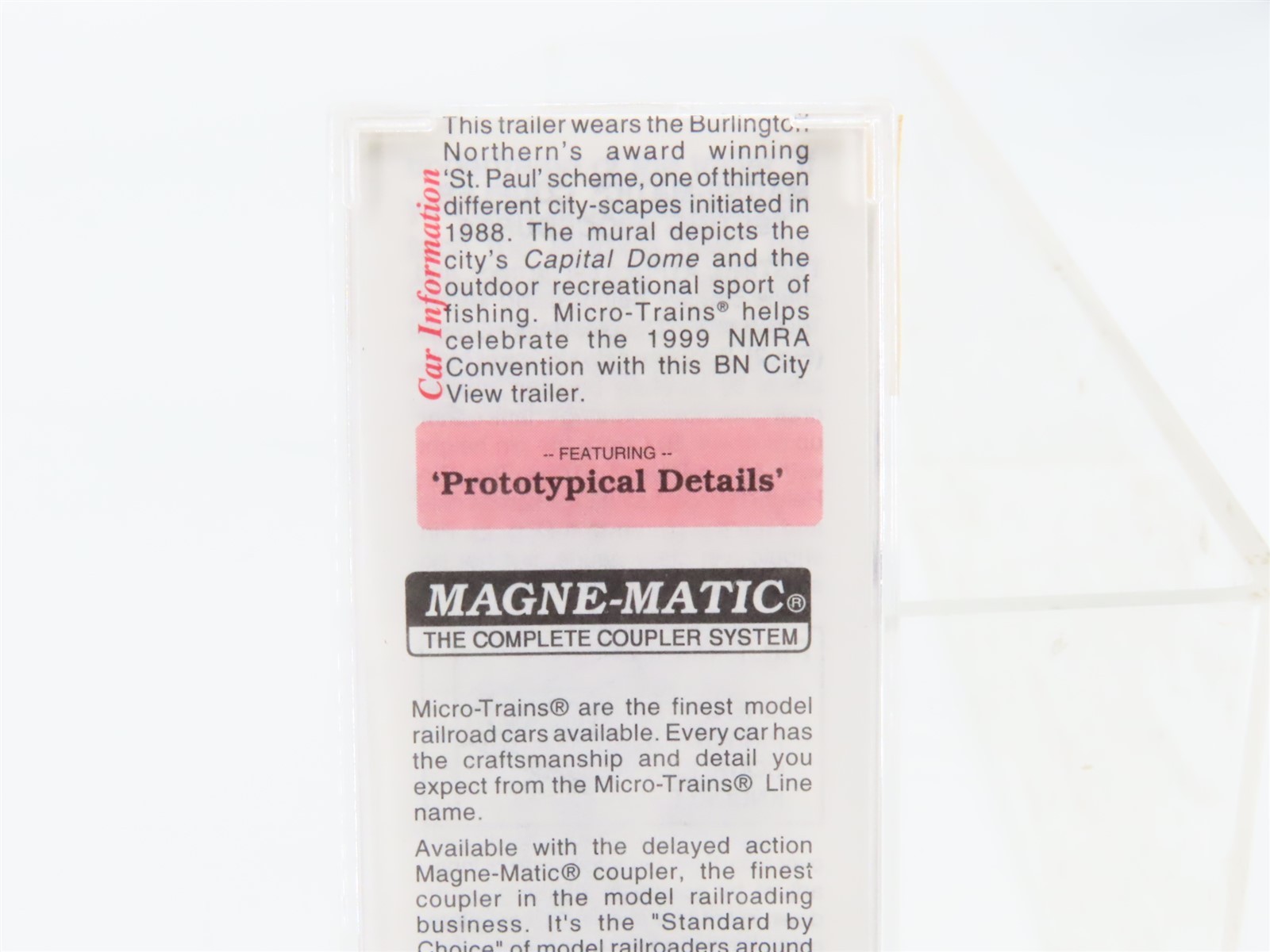 N Scale Micro-Trains Line MTL 67130 BNZ Intermodal St. Paul 45' Trailer #237850