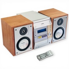 Philips MC-50/37 Micro Hifi System - Radio Cassette Work - W/ Remote - READ