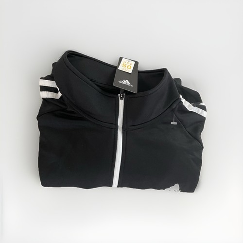 Adidas Men’s French Terry Golf 1/4 Zip Pullover (ADVS20R736) Black Large UPF50 - Picture 6 of 7