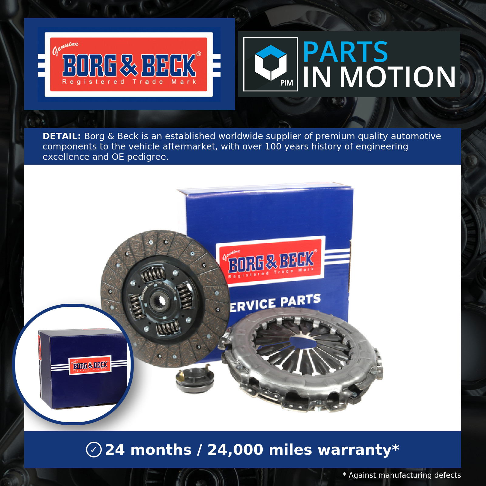 Clutch Kit 3pc (Cover+Plate+Releaser) fits KIA SOUL AM, Mk2 1.6D 09 to 18 D4FB - Image 20