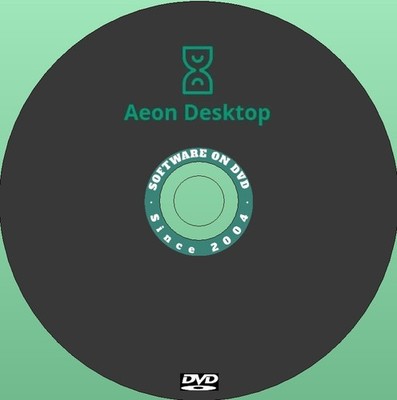 Latest New Release Aeon Desktop Linux OS Operating System for PC on DVD