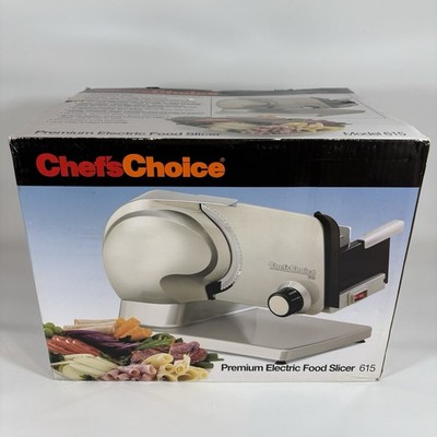 Chef's Choice 615 Stainless Steel Electric Food Meat Slicer for
