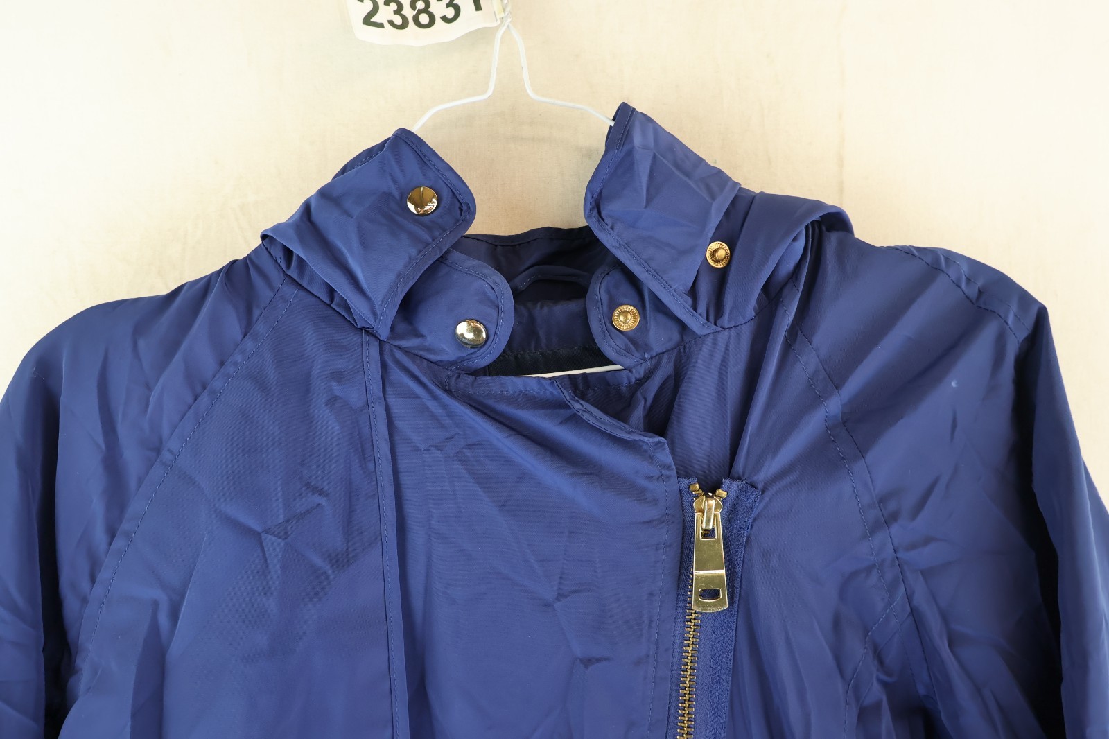 ZARA BASIC Blue Windbreaker Jacket size M Womens … - image 2