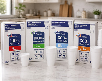 WinCup Foam Drink Cups 18 Series, White, Multi Count Variations Available