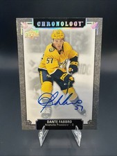 2019-20 Upper Deck Chronology Franchise History Dante Fabbro #FH-NA-DF Auto
