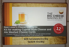THE BIG CHEESE Beer Lover's Artisan Cheese Making Kit (Cypriot Style/Ale Washed)