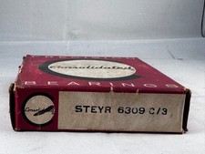PRECISION CONSOLIDATED STEYR 6309 C/3 CYLINDRICAL DEEP GROOVE BALL BEARING NEW
