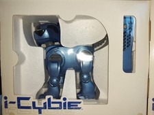I-Cybie Robotic Dog in Blue.  A Rare vintage Toy from 2000. Mint  in sealed Box.