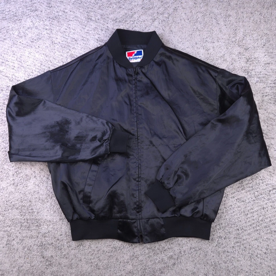 VTG Joe Camel Jacket Mens Large Hard Pack Tour Bomber Swingster Cigarettes Satin - Image 2 of 4